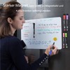 Linkbro Whiteboard Marker with Sponge, Magnetic Whiteboard Pens, Drying Foil