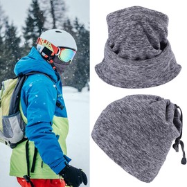 Unbranded Winter Neck Warmer Gaiter Fleece Bandana Tube Scarf Ski Thermal Half Face Mask