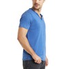 Lucky Brand Men's Venice Burnout Notch Neck Tee Shirt, Monaco