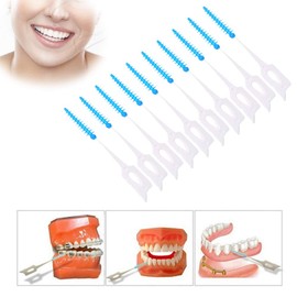 Disposable Toothpicks Soft Interdental Brushes Dental Oral Care Tools 80Pcs/Set