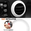4PCS Center Console Dash Air Conditioner Vent Cover Trim Interior