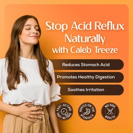 Caleb Treeze Old Amish Digestion Tonic (Formerly: Stops Acid Reflux) 8 oz (Pack of 3)