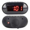 Digital Alarm Clock Bedroom Large Display AM FM Radio LED