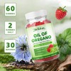 Mchokuu Oil of Oregano with Black Seed Oil Gummies, Raspberry,