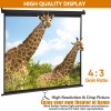 SEGAWE 72" Diagonal Dimension Pull Down Projection Movie Theater Screen