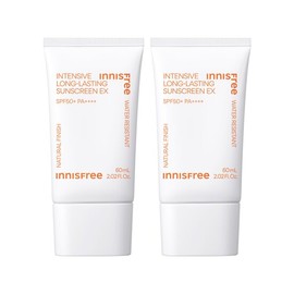 Innisfree [1+1] Intensive Long-Lasting Sunscreen EX 60mL / 이니스프리 [1+ 1] 인텐시브 롱래스팅 선스크린 EX 60mL
