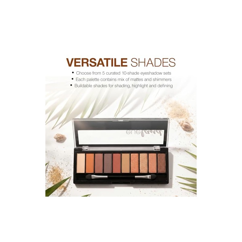 Palladio Eyeland Vibes Paleta de Sombras de Ojos 10 Tonos