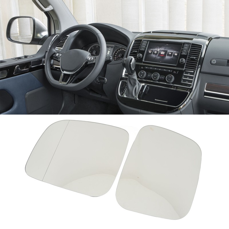 1 Pair Rearview Mirror Heated Glass 7E1857522 Left Right Replacement