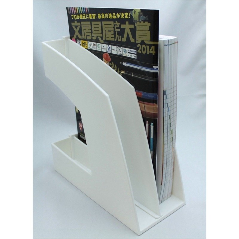 ソニック(Sonic) ファイルボックス タテ型 ホワイト FB-708-W