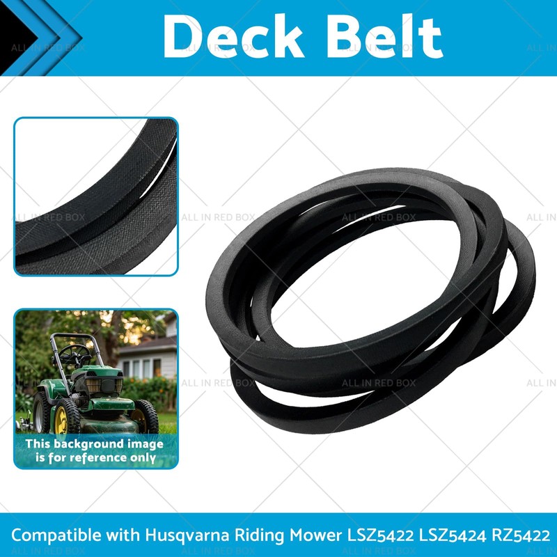 MAX COOL Deck Belt Replacement Suitable for Husqvarna Riding Mower