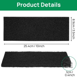 10 Pcs Activated Carbon Filters Compatible with Litter-Robot 3, Litter Box Filter Replacement for Litter-Robot Models to Absorb Odors Control Damp from Pets and Keep Home Fresh