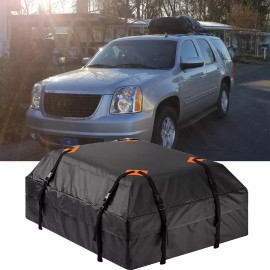 KEEPDSGN 21 Cubic Feet 600D Car Roof Top Bag Cargo Carrier Bag For 2007-2023 GMC Acadia