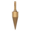 5Pcs Firewood Drill Bit 32mm Wood Log Splitter C45 Steel