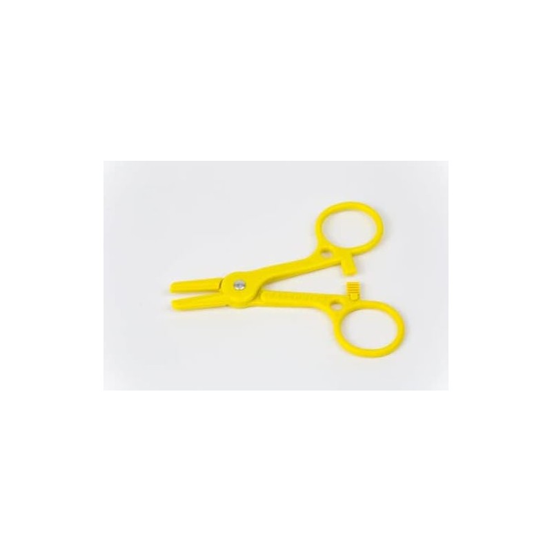 Dialysis Tubing Clamps, Yellow, Bag of 5