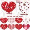 24 Pcs Wooden Love Heart Shape Craft