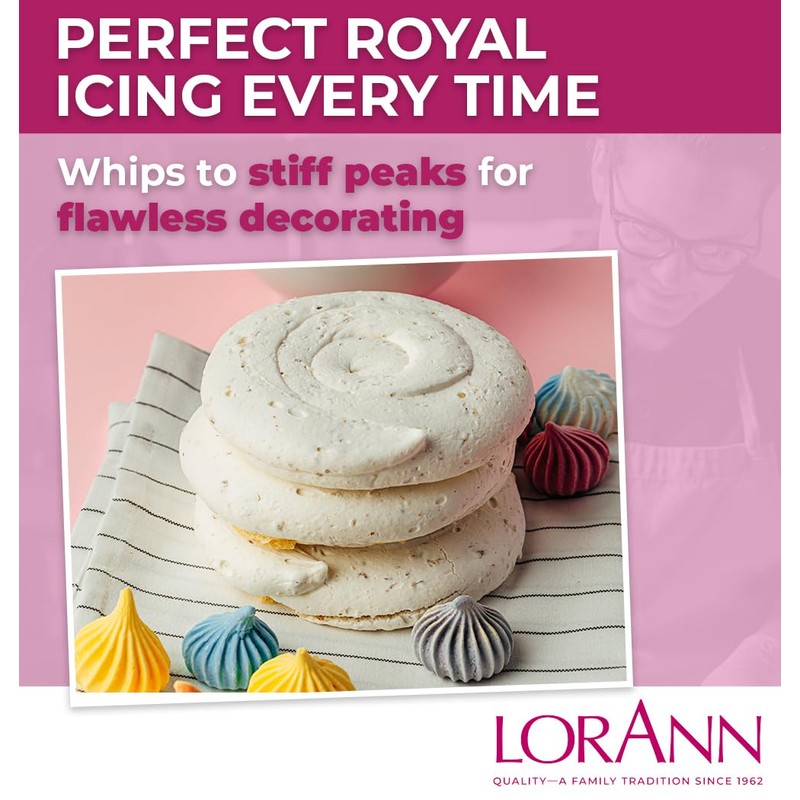 LorAnn Oils Meringue Powder – Gluten-Free, Kosher & Nut-Free –