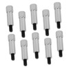 FELTECHELECTR 10pcs Chrome Plated Car Valve Cover Bolt Kit Thread