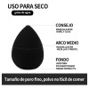 47 Brochas Maquillaje Profesional Y Herramientas Cosméticas Negro