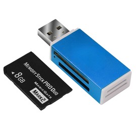 ZHONGSIR Original 8GB Memory Stick Pro Duo MARK2,High-Speed Memory Stick Duo Compatible with PSP1000 2000 3000 Accessories and Digital Camera Memory Cards