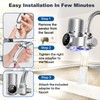 WOOLUCK® Water Filter Tap with 3 Filter Elements, Water Filter