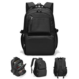 sikazan School Backpack, Teenager, Backpack University, School Bag, Women's Casual Daypacks, A1-Black (Light Version)