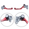TIRGE Motorcycle CNC Foldable Pivot Clutch Brake Lever Handle for