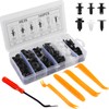 105pcs Car Body Trim Clips,6 Sizes 100pcs Plastic Rivets,Car Trim