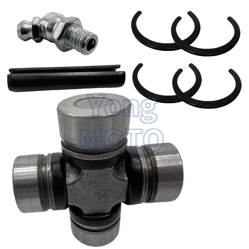 JINFANNIBI 3 Packs Front & Rear Prop Shaft U-Joints Kit