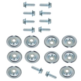 marddpair 10 Piece Set Skid Plate Bolts and Washers Replacement for Polaris Ranger RS1 RZR 500 570 700 800 900 1000 Replacement for 7556065 7518529