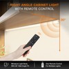 Under Cabinet Lights Remote Control,2 Pack Magnetic Dimmable Closet Lights,USB
