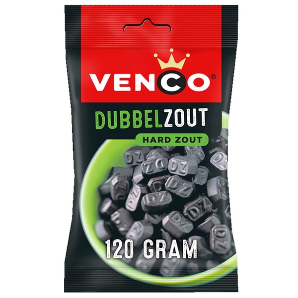 Venco Double Salt Licorice 4.2339 Ounce Bag (Pack of 1)