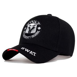 SWAT Butler County Regional Eagle Embroidery Tactical Baseball Caps (UK, Alpha, One Size, Black)