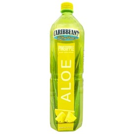 Caribbean Rhythms Aloe Vera Drink with Aloe Pulp, Pineapple, 1.5L