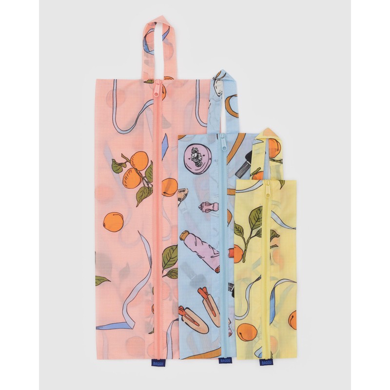 BAGGU 3D Zip Set - Get Ready With Me