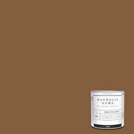 Magnolia Home by Joanna Gaines Chalk Style Interior Paint for Furniture and Cabinets, Ultra-Matte, COGNAC - 1 Quart