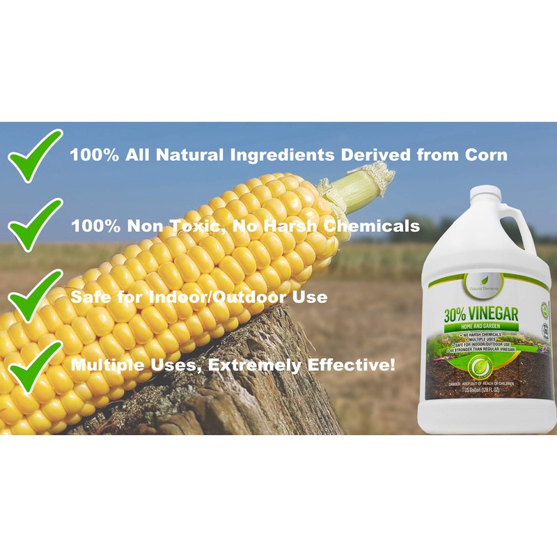 Natural Elements 30% Vinegar | (2) 1 Gallon Pack |