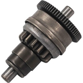 Trkimal Starter Gear Bendix Drive Starter Clutch Gear for GY6 49cc 50cc 139QMB Chinese Scooter Engine Moped ATV Taotao Dongfang Tank Roketa BMS Jonway