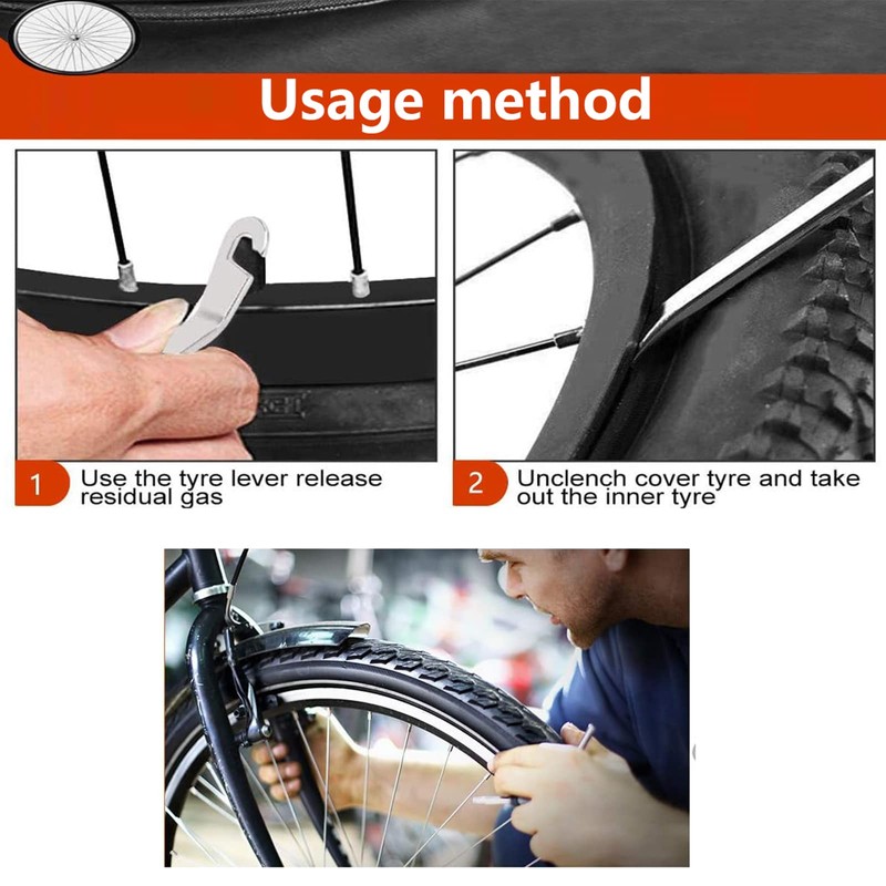 JEOPKO 3pcs tyre levers for bicycles，tyre monkey lever，tyre lever，tyre repair