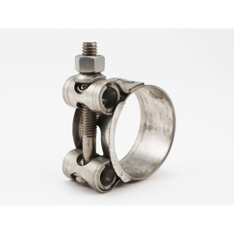 Kitaco 995-0102032 Muffler Joint Clamp, Stainless Steel, 1.2 - 1.4