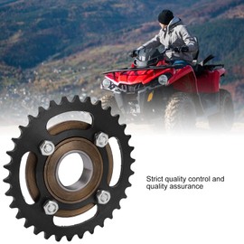 QANYEGN Rear Chain Sprocket Set, Electric Tricycle Chainring, 420 34T Chain Sprocket Toothless Flywheel for ATV Go Kart, Electric Tricycle