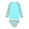 Swimsuits for Girls 7-8 Years Old Long Sleeve Swimwear Mint