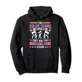 Pole Set Winterguard Clothing Colorguard Members Coach Pullover Hoodie