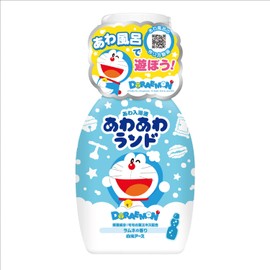 Hakugen Earth Awaawa Land Doraemon Soda Flavor Liquid Bath Additive for Children, Parent-Child Foam Bath, Moisturizing Bath Product, Bath Fun
