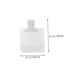 Healvian 15Pcs Refillable Lotion Bags Multi Function Travel Pouches for Toiletries Leakproof Squeeze Bags for Shampoo Creams and Lotions Portable Travel Accessory