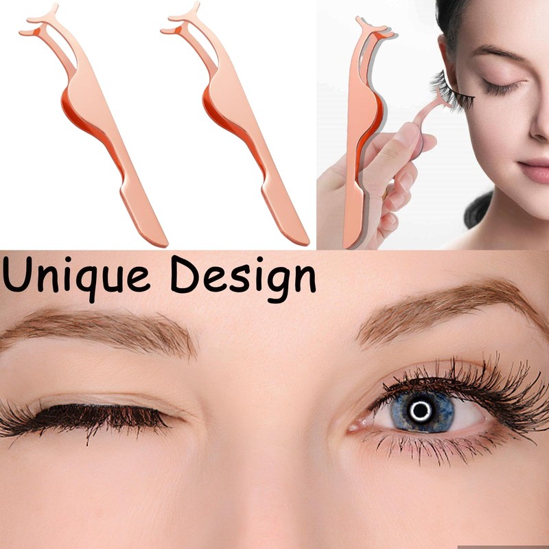 2 PCS False Eyelashes Applicator Tool Lash Curler Extensions Professional