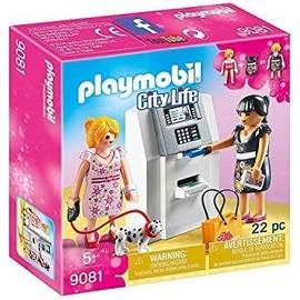 Playmobil 9081 City Life ATM with Functional Cash Serving Mechanism