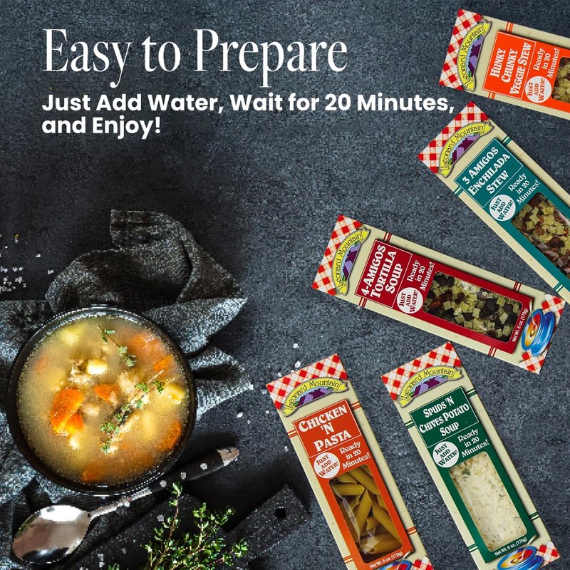 Leonard Mountain Soup Sampler Dry Soup Mix, 5 count