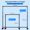 Takerers 10x10 ft Adjustable Backdrop Banner Stand, Extra Thick Heavy
