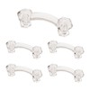 Franklin Brass Victorian (5-Pack) Cabinet Handles 3" Hole Center Clear