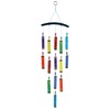 In the Breeze 7026 — Rainbow Textured Tiered Glass Mobile